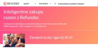 Za darmo 20 złotych na zakupy i cashback od Refunder!