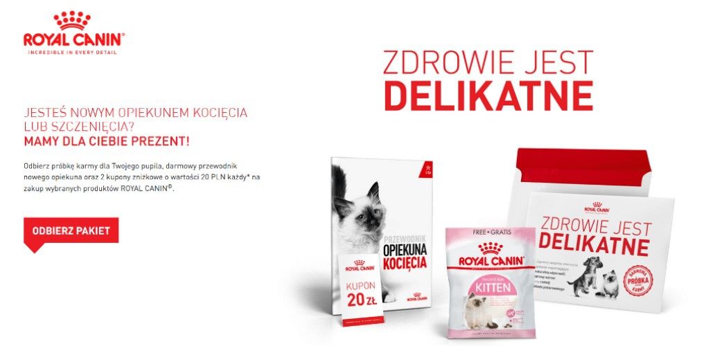 Darmowe próbki karmy dla kotów ROYAL CANIN®