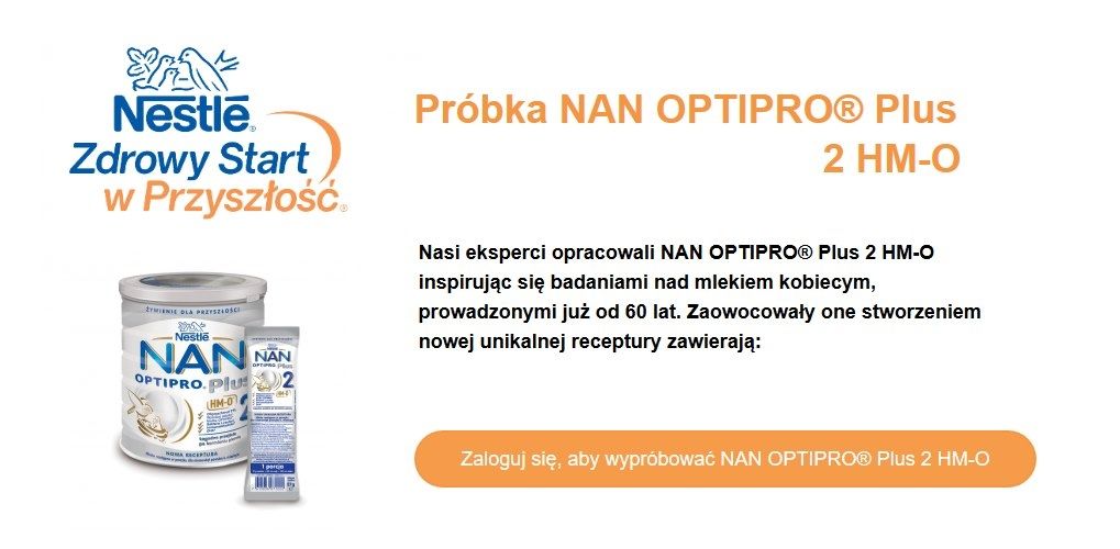 Darmowa próbka NAN OPTIPRO® Plus2 HM-O
