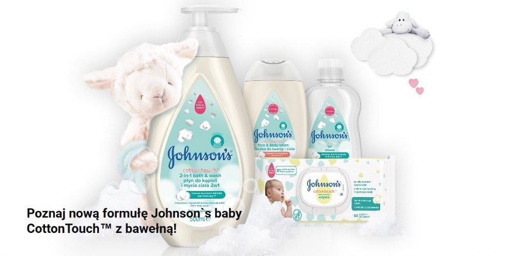 Test kosmetyków dla dzieci Johnson`s baby CottonTouch